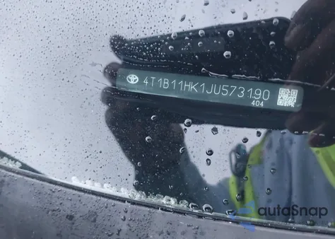 2018 Toyota Camry Se from USA, damaged, VIN 4T1B11HK1JU573190